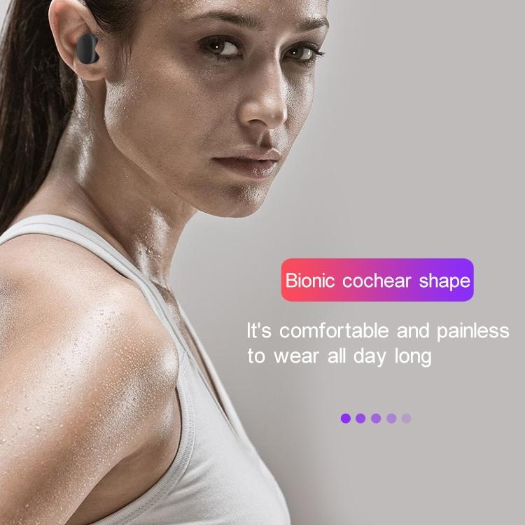 Waterproof Wireless Bluetooth Earphones with Magnetic Charging Box - 300mah - Blue 6