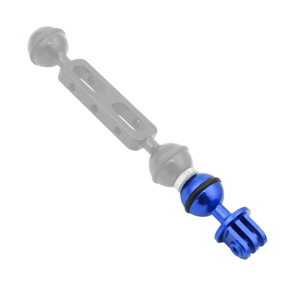 Aluminum Ball Head Adapter for Gopro Insta360 Dji Action Cameras - 2.5cm Diameter - Blue 14
