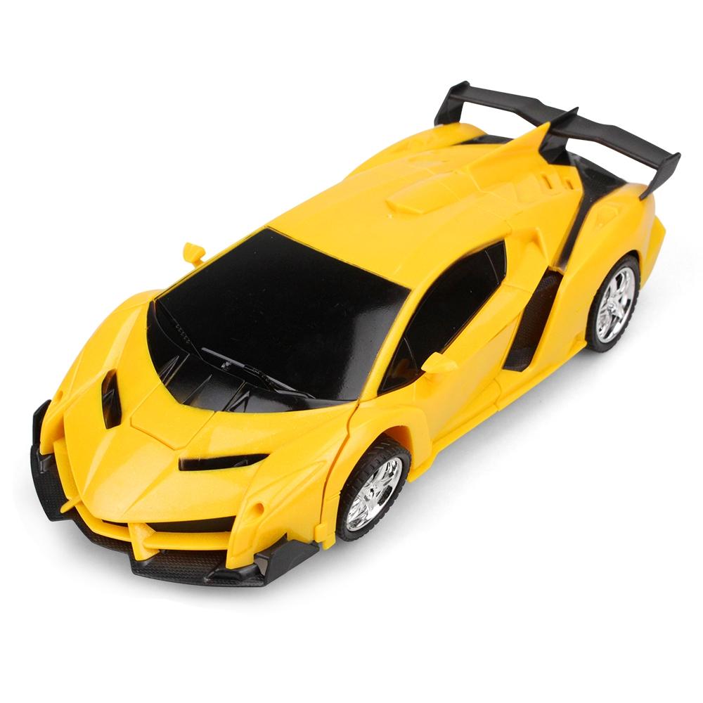 Remote-controlled Deformable Toy Car - 4 Channels - Blue 3