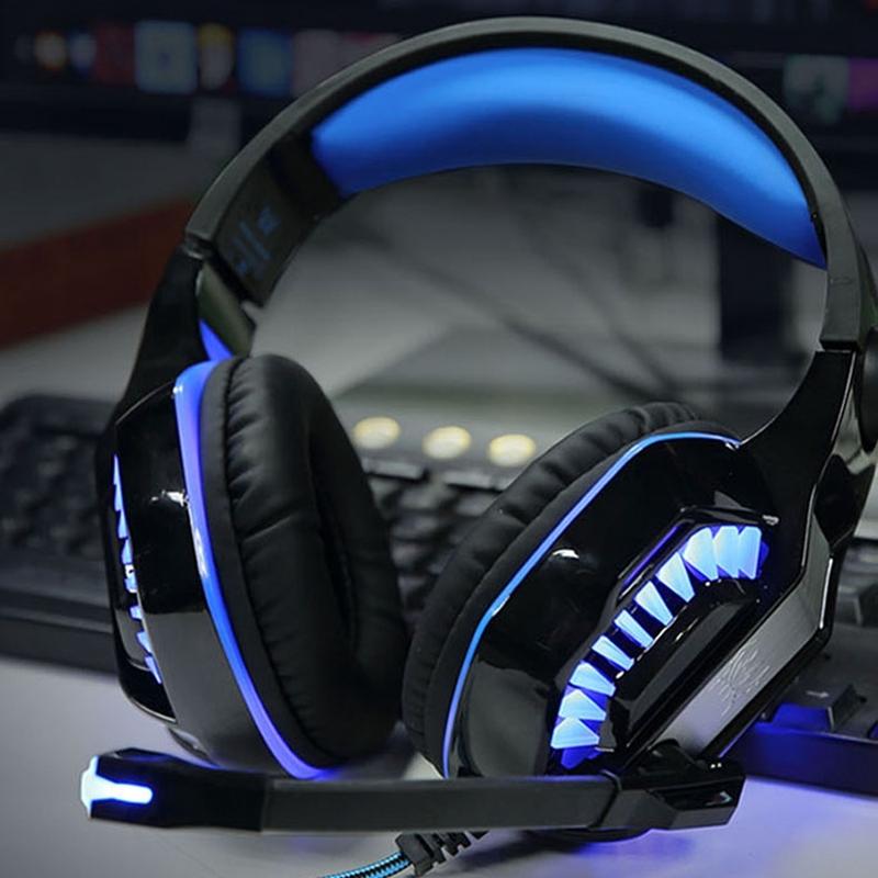Stereo Gaming Headset With Mic & Led For Ps4 Smartphone Tablet Pc - Blue 11