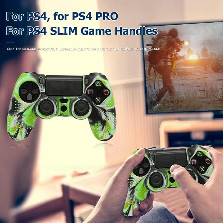 Silicone Protective Case for Sony Ps4 - Non-slip - Black Blue 7