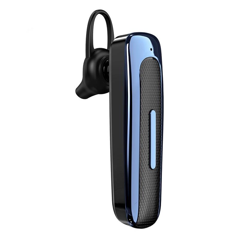 Wireless Unilateral Ear-mounted Earphone with Noise Reduction - Black Blue 8