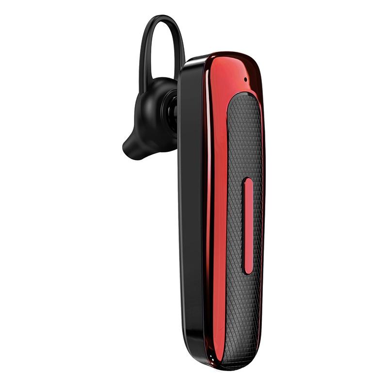 Wireless Unilateral Ear-mounted Earphone with Noise Reduction - Black Blue 9