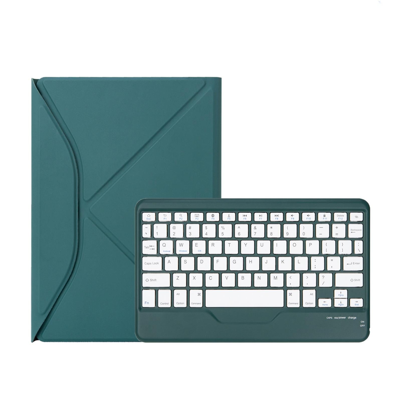 Bluetooth Keyboard Leather Tablet Case With Pen Slot - Sky Blue 4