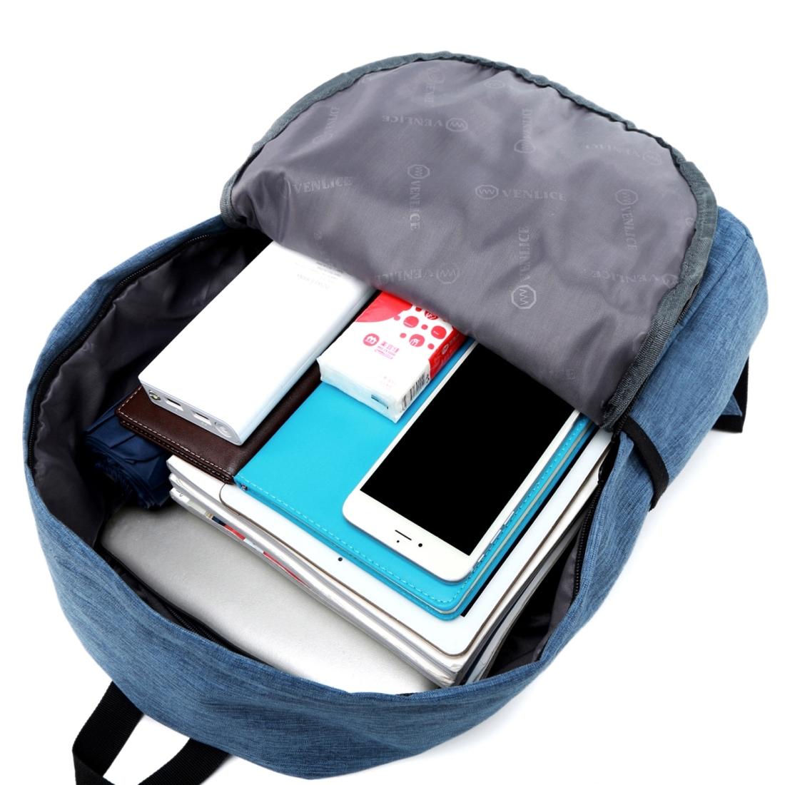 Versatile Outdoor Backpack For Notebooks And Tablets - Breathable And Casual - Sky Blue 4