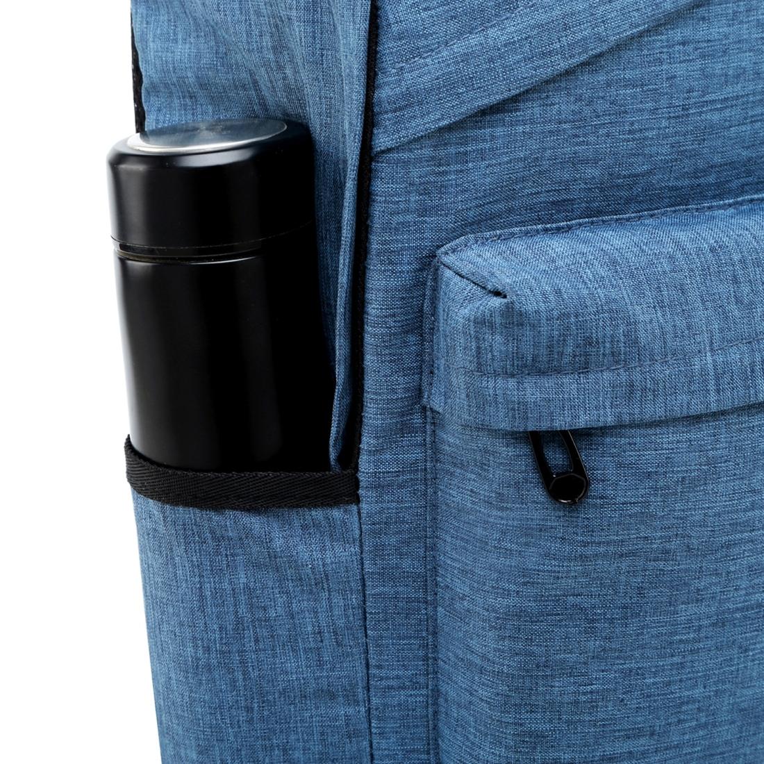 Versatile Outdoor Backpack For Notebooks And Tablets - Breathable And Casual - Sky Blue 13