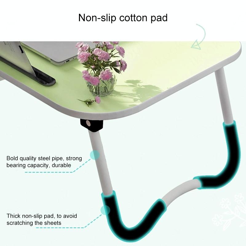 Portable Laptop Desk Stand - Foldable & Non-slip - Sky Blue 12