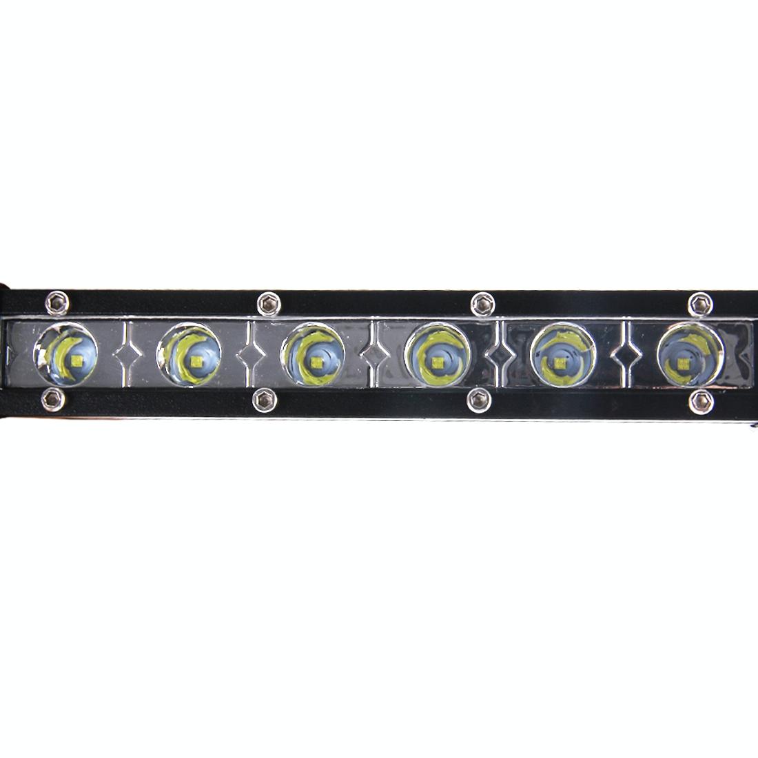 Dc 10 - 30V 18W 2300Lm 6500K 30 Degrees Adjustable Spot Waterproof Vehicle Car Boat Marine External Work Emergency Lights With 6 Intense Cree Led White Light 5
