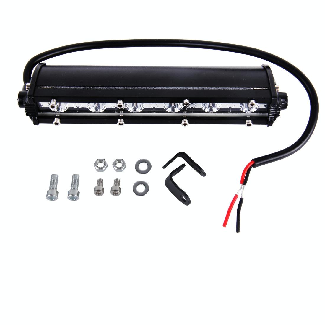 Dc 10 - 30V 18W 2300Lm 6500K 30 Degrees Adjustable Spot Waterproof Vehicle Car Boat Marine External Work Emergency Lights With 6 Intense Cree Led White Light 6