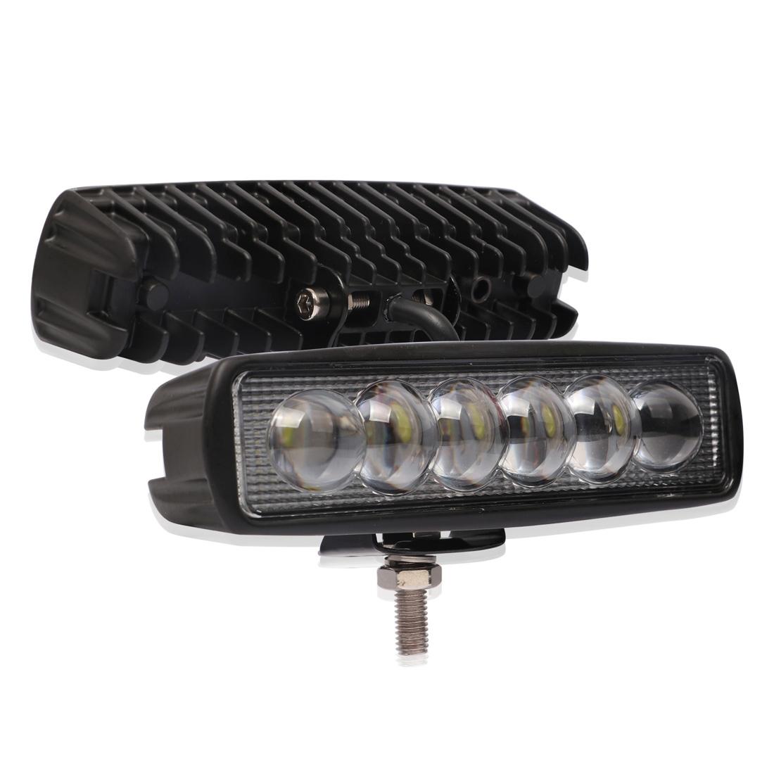 6 Inch 18W 6000K Ip68 8D Car Boat Marine Work Lights Spotlight Led Bulbs Dc 10 - 30V White Light 4