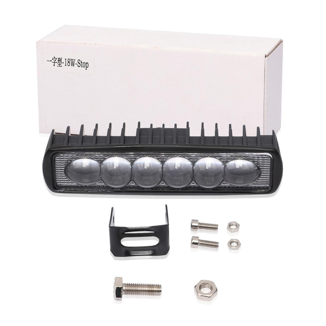 6 Inch 18W 6000K Ip68 8D Car Boat Marine Work Lights Spotlight Led Bulbs Dc 10 - 30V White Light 7