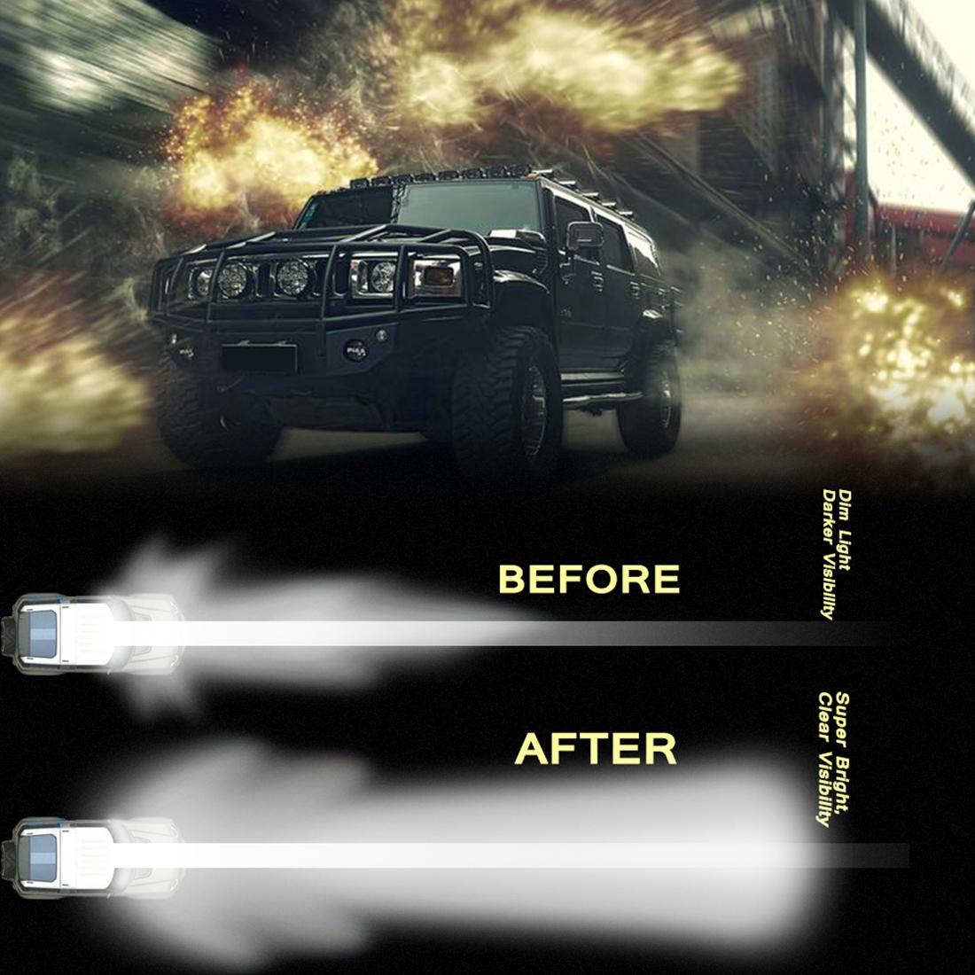 4 Inch Three Rows Ip67 Waterproof 9W Condenser 6000K 5500Lm Led Spotlight Light Searchlight Car Led Work Lights Dc 10 - 48V White Light 5