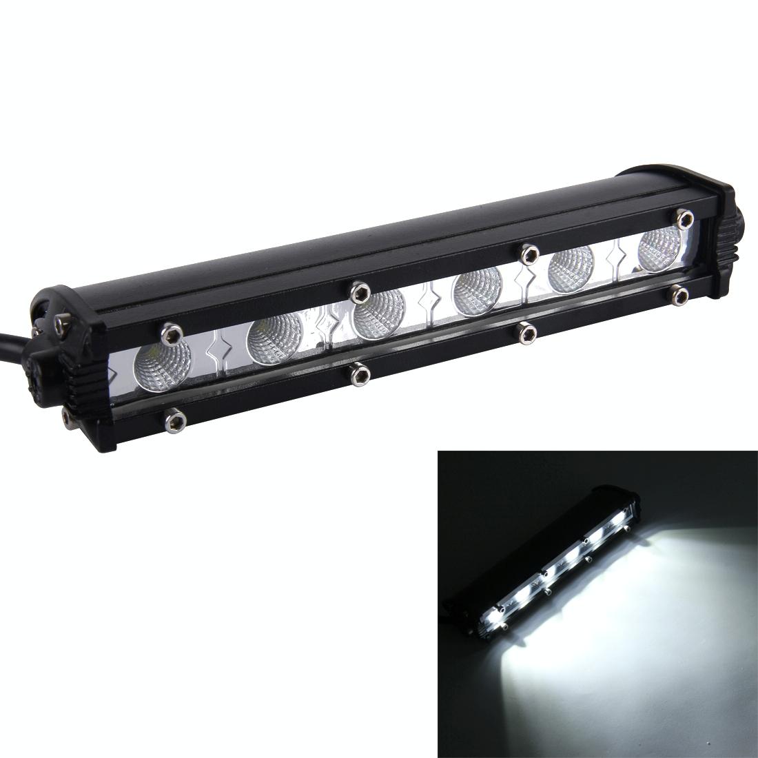 Dc 10 - 30V 18W 2300Lm 6500K Waterproof Vehicle Car Boat Marine 60 Degrees Adjustable External Work Flood Lights With 6 Intense Cree Led Lights White Light 4
