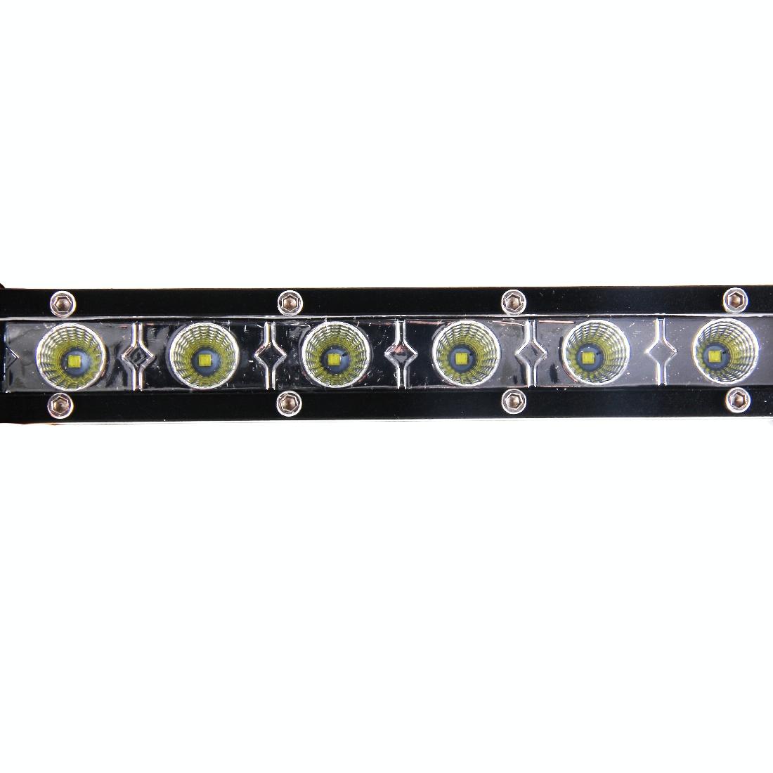 Dc 10 - 30V 18W 2300Lm 6500K Waterproof Vehicle Car Boat Marine 60 Degrees Adjustable External Work Flood Lights With 6 Intense Cree Led Lights White Light 6