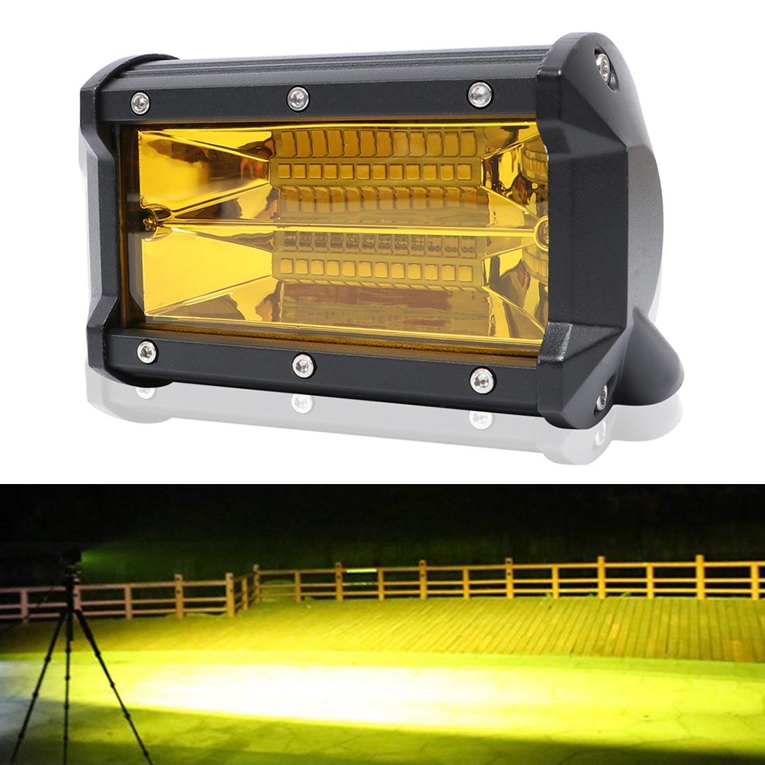 5 Inch 18W 24 Led Waterproof Ip67 Two Bar Modified Off - Road Lights Spotlight Light Car Work Lights Dc 9 - 48V - White 5
