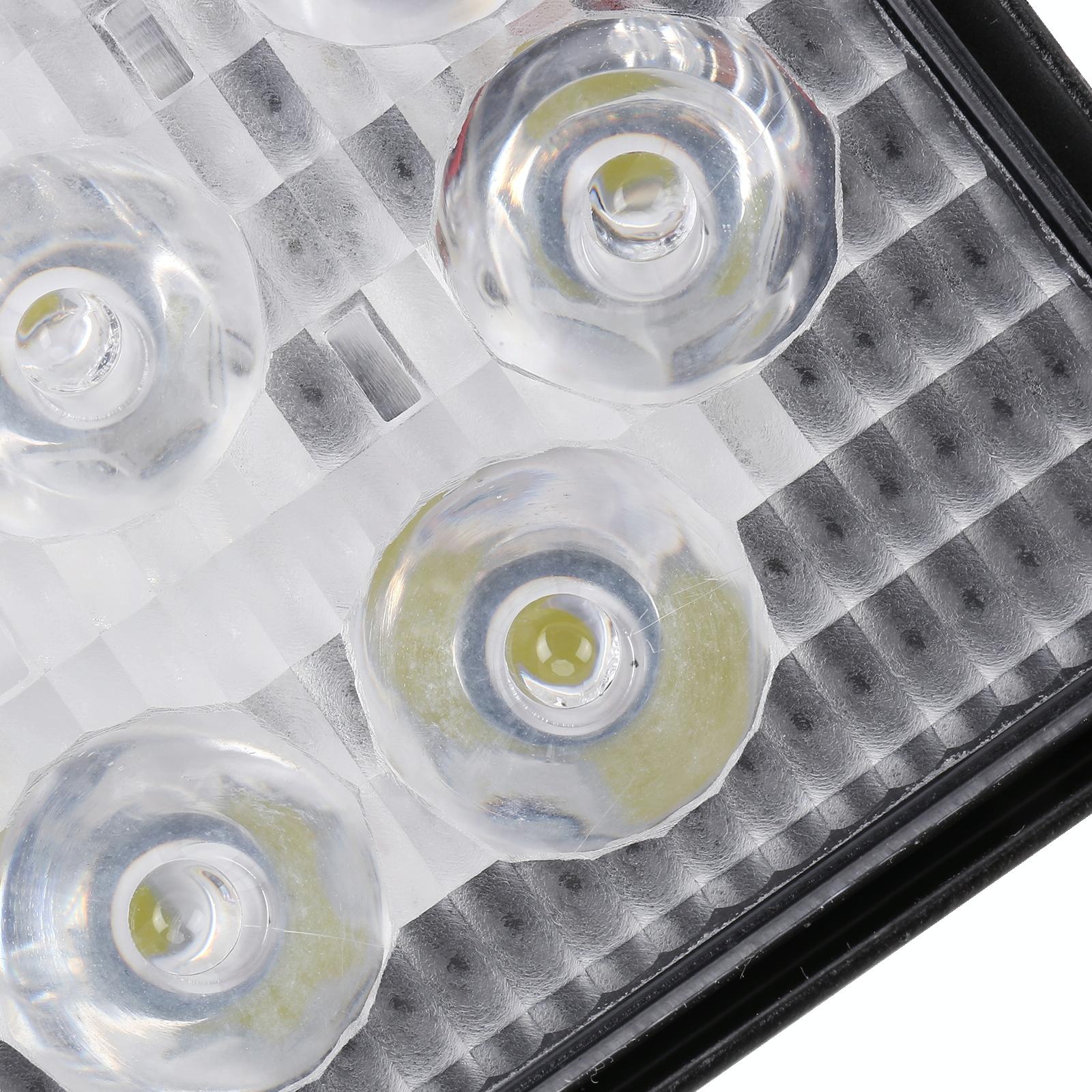 Dc 10 - 30V 27W 2500Lm 6000K 30 Degrees Adjustable Spot Waterproof Vehicle Car Boat Marine Emergency External Work Lights With 9 Intense Wafer White Light 6