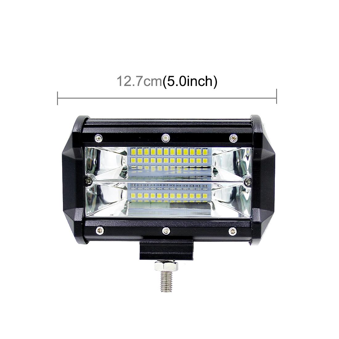 5 Inch 18W 24 Led Waterproof Ip67 Two Bar Modified Off - Road Lights Spotlight Light Car Work Lights Dc 9 - 48V - Yellow 3