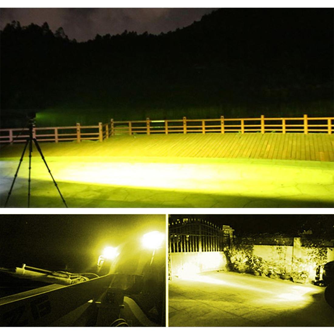 5 Inch 18W 24 Led Waterproof Ip67 Two Bar Modified Off - Road Lights Spotlight Light Car Work Lights Dc 9 - 48V - Yellow 10