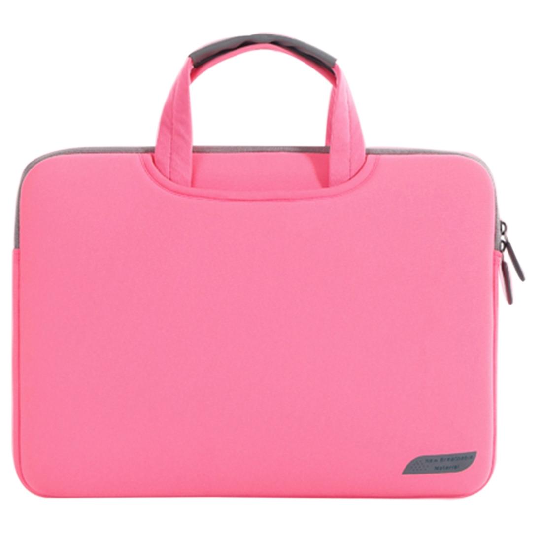 Portable Air Permeable Handheld Laptop Sleeve - 15.6 Inch - 41.5x30.0x3.5cm - Magenta