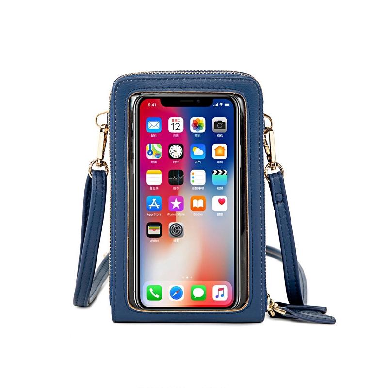 Multifunctional Touch Screen Phone Bag - Orange 11