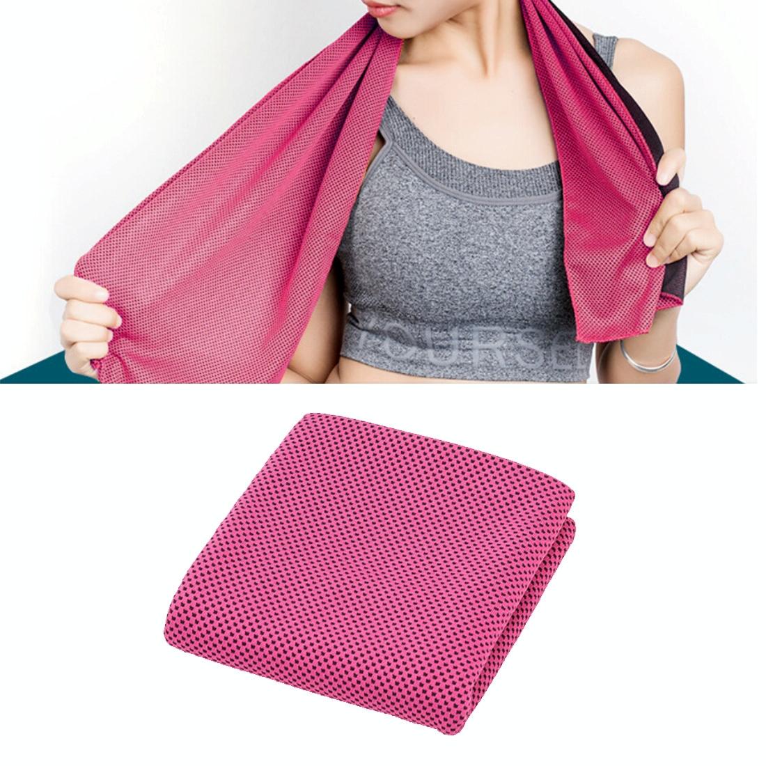 2-pack Enduring Ice Towels - Microfiber Fabric 30*100cm - Ideal for Gym and Sports - Green 8
