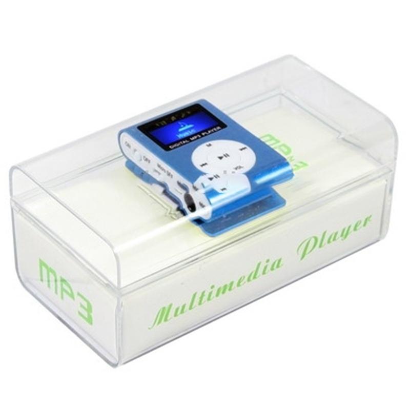 Lcd Mp3 Player With Tf / Micro Sd Slot & Metal Clip - Magenta 5