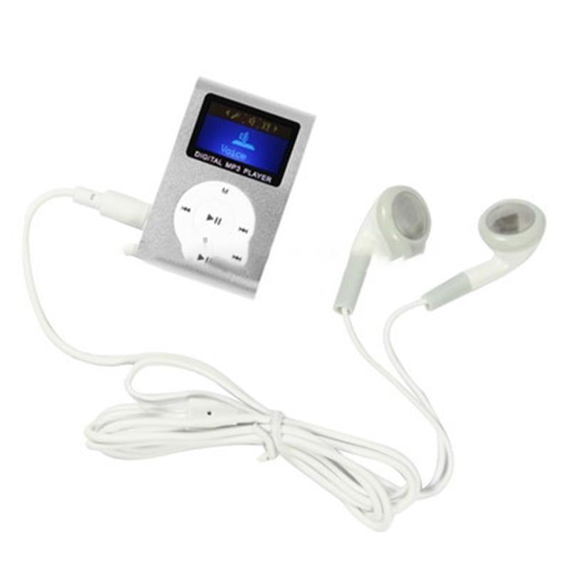 Lcd Mp3 Player With Tf / Micro Sd Slot & Metal Clip - Magenta 10