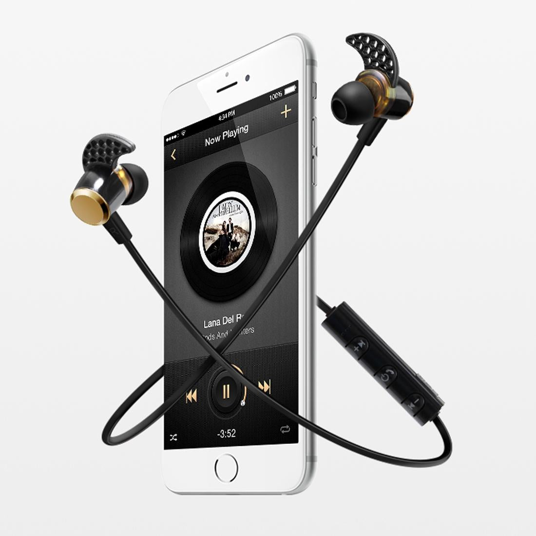 Wireless In-ear Earphones with Mic - Kin-88 - Magenta 5