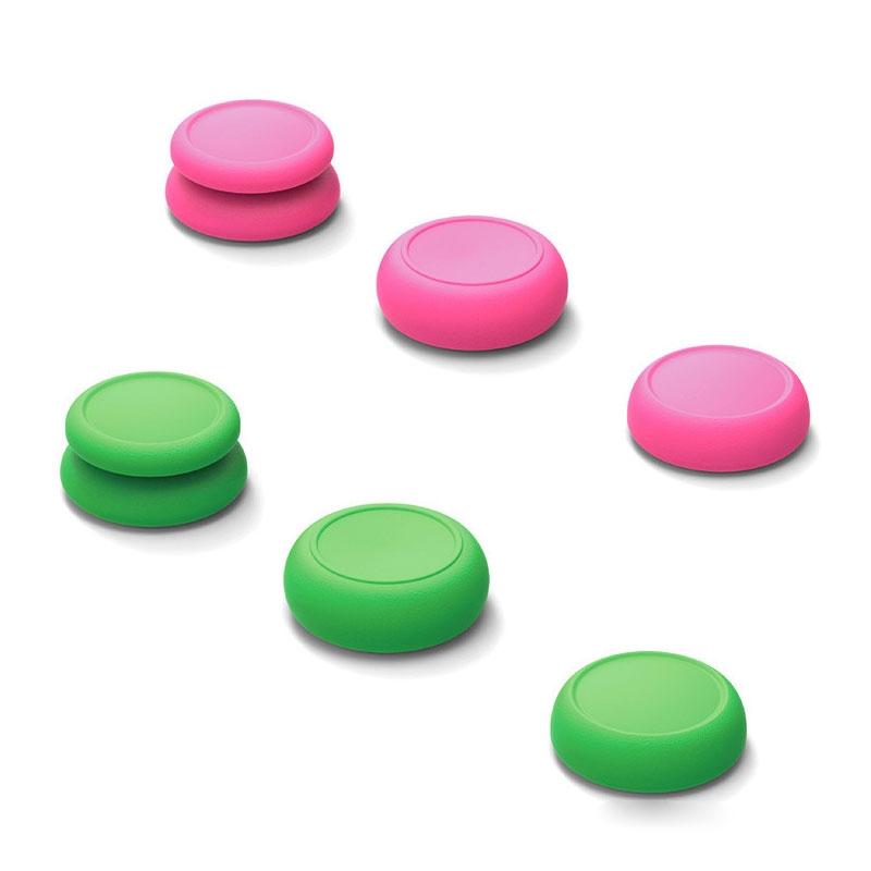 Switch Gamepad Rocker Cap Button Cover - Blue + Magenta 10