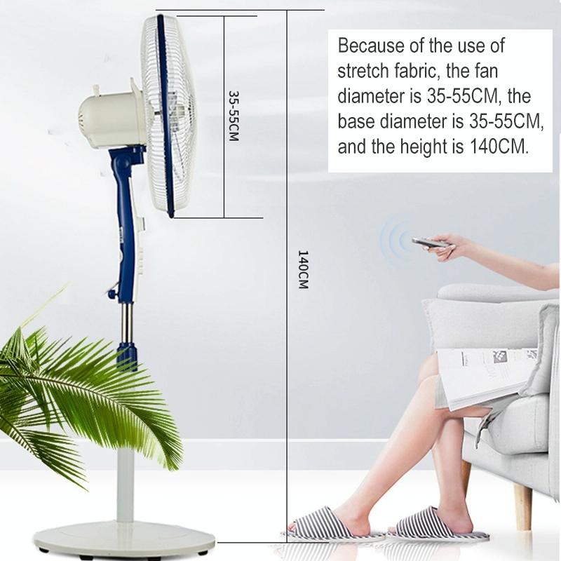 Fan Dust-proof Cover for Household Floor - Clouds 4