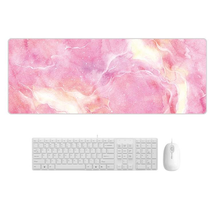 Sturdy Marbled Rubber Mouse Pad - Blue Crystal Marble 15