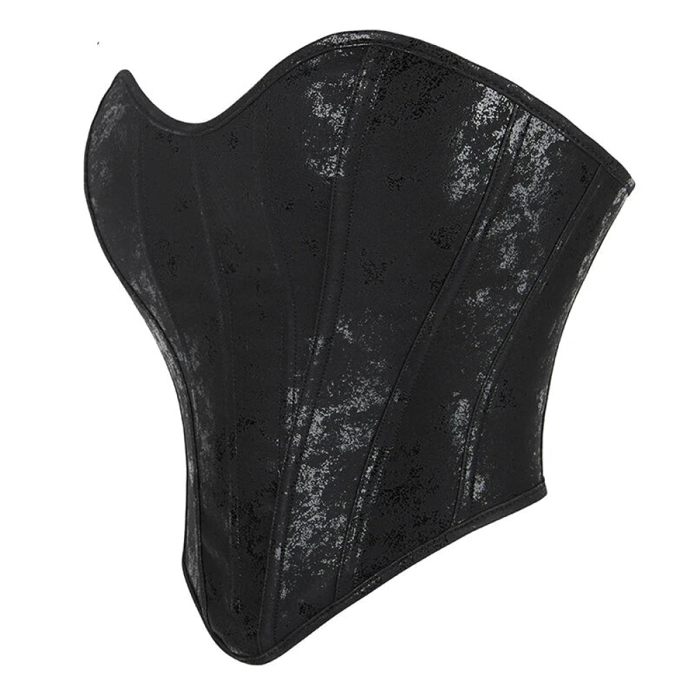 13 Women Gothic Bone-Supported Backless Bustier Pu Leather Corset Top With Back Zipper - Xxl 6