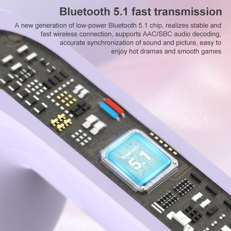 True Wireless Stereo Bluetooth 5.0 Earphones - Tn22 - Purple 6