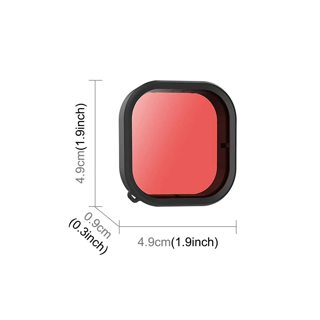 Square Diving Lens Filter for Gopro Hero 9 / 10 / 11 / 12 - Purple 4