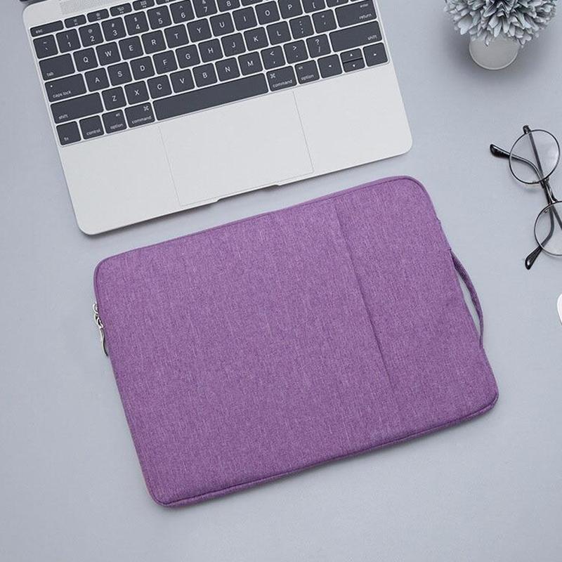 Universal Denim Laptop Bag for 13.3 Notebooks - Fits Macbook Air / Pro - Portable & Stylish - 35.5x26.5x2cm - Purple 10