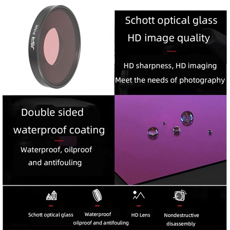 Underwater Lens Filter for Dji Action 3 - Diving - Purple 3