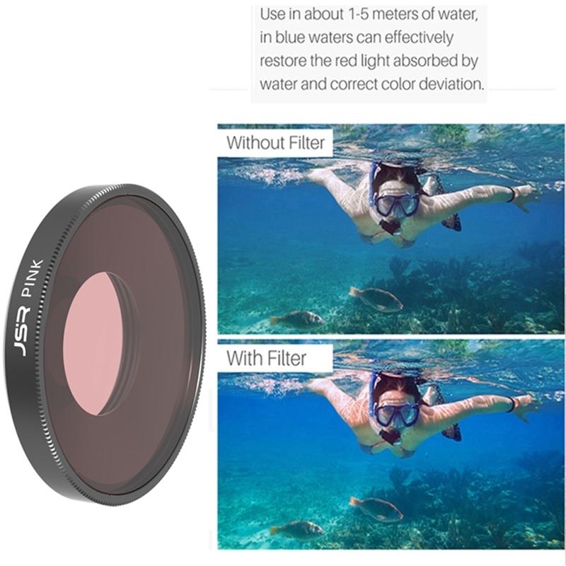 Underwater Lens Filter for Dji Action 3 - Diving - Purple 5