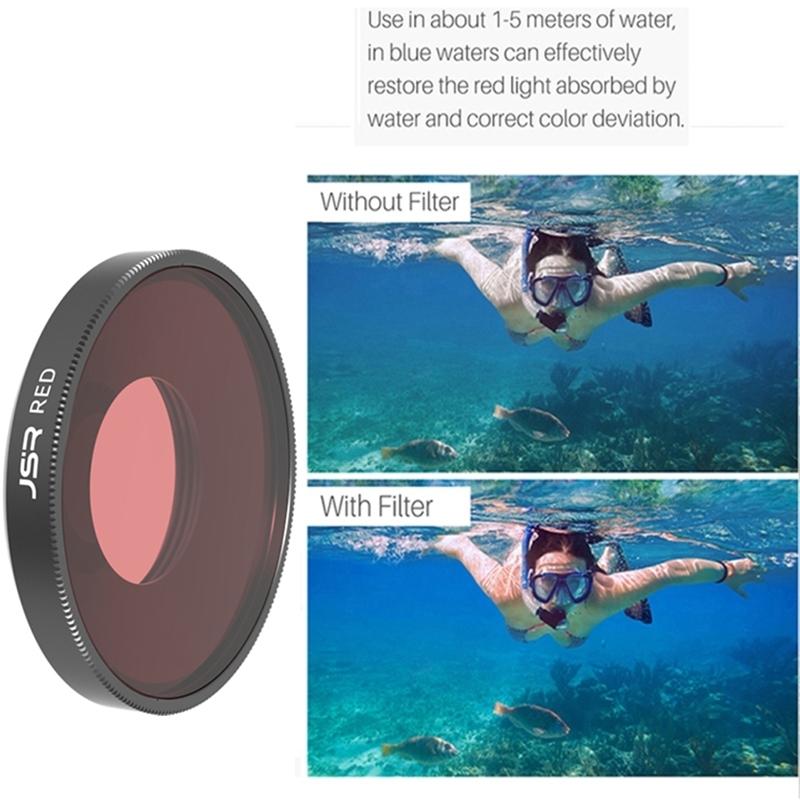Underwater Lens Filter for Dji Action 3 - Diving - Purple 6