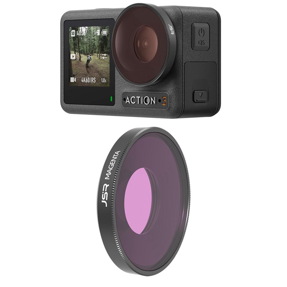 Underwater Lens Filter for Dji Action 3 - Diving - Purple 7
