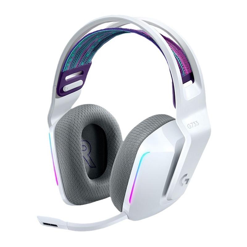 Wireless Rgb Gaming Headset With Light Speed - Purple 12