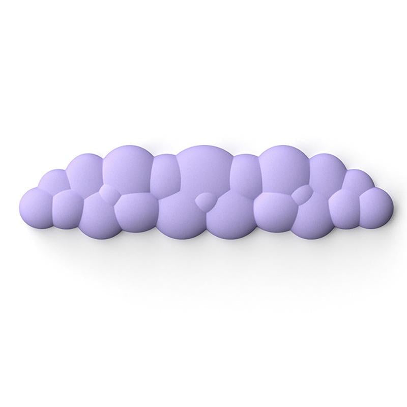 Memory Foam Keyboard Wrist Rest For Office Desktop - Purple