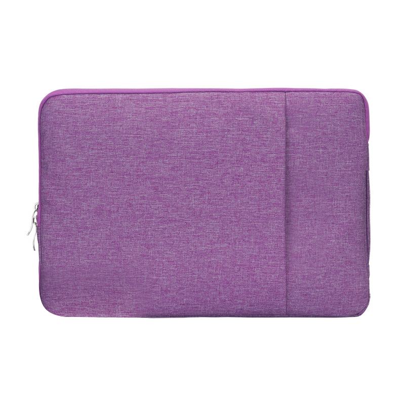 Denim Laptop Liner Bag for Business - Purple 9