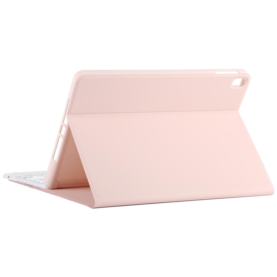 Bluetooth Keyboard & Tablet Case For Ipad 10.2 / Ipad Air 2019 - Detachable Touch Pad Pen Slot Holder - Microfiber Leather - Purple 5