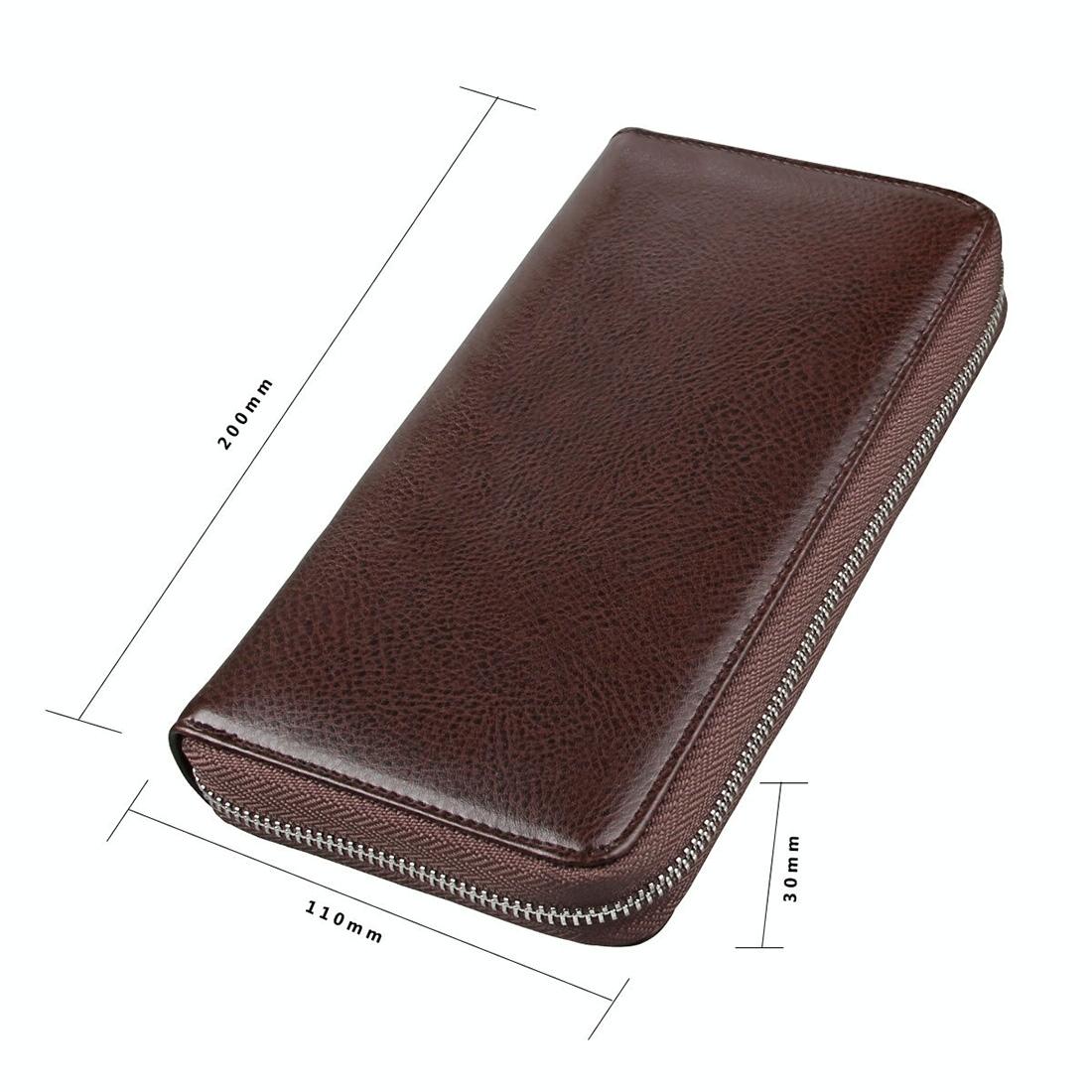 Leather Rfid Passport & Card Holder - Compact - Purple 11