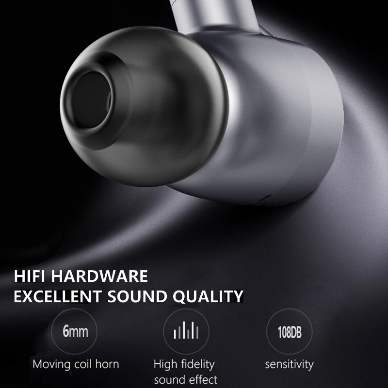 Wireless Stereo Sports Bluetooth 5.0 Earphones - V7 Business Style - Purple 8