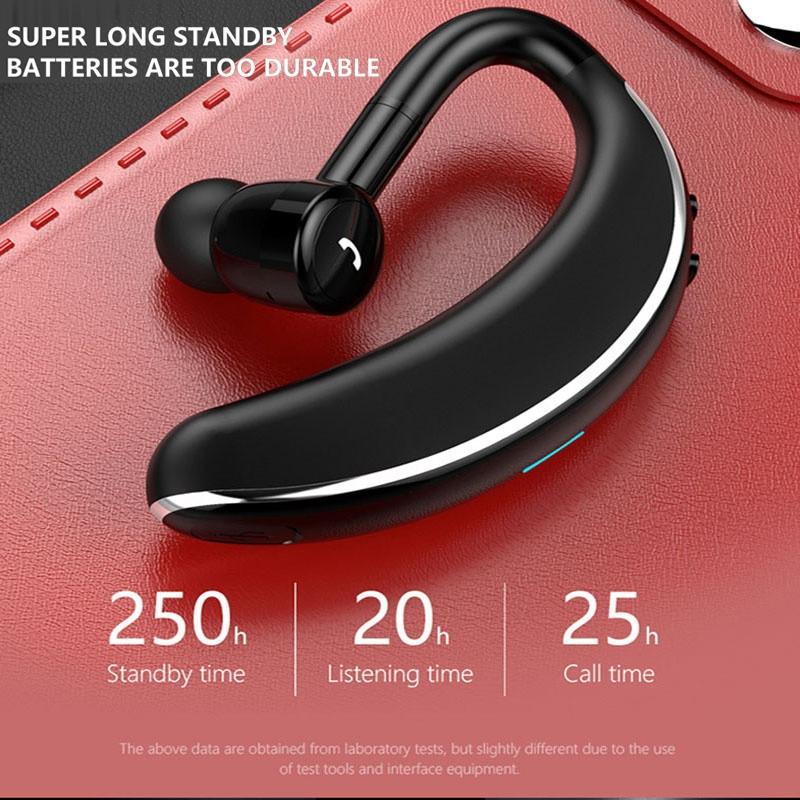 Wireless Stereo Sports Bluetooth 5.0 Earphones - V7 Business Style - Purple 13