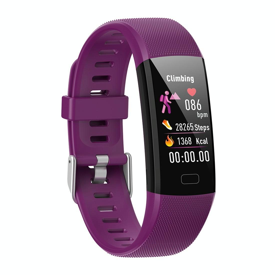 Smart Health Bracelet With Call Reminder And Monitoring - Purple 12