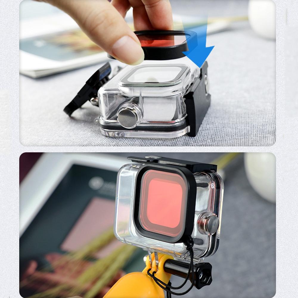 Gopro Hero8 Diving Lens Filter - Square Housing - Purple 4