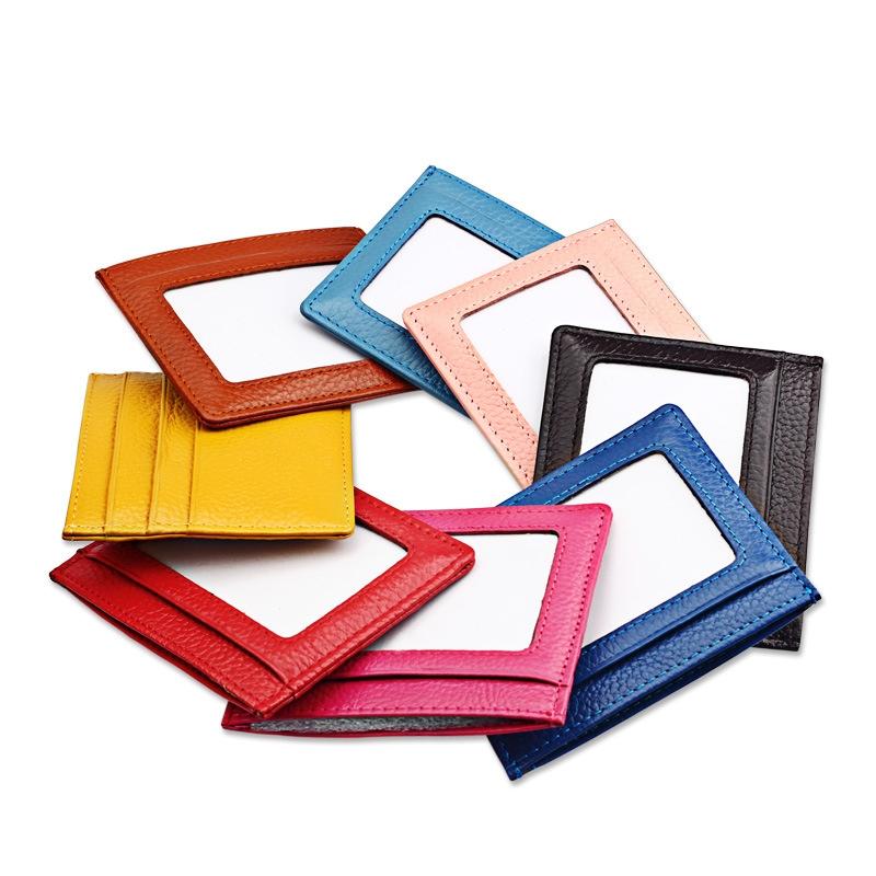 Leather Rfid Card Holder - Blocking - Purple 7