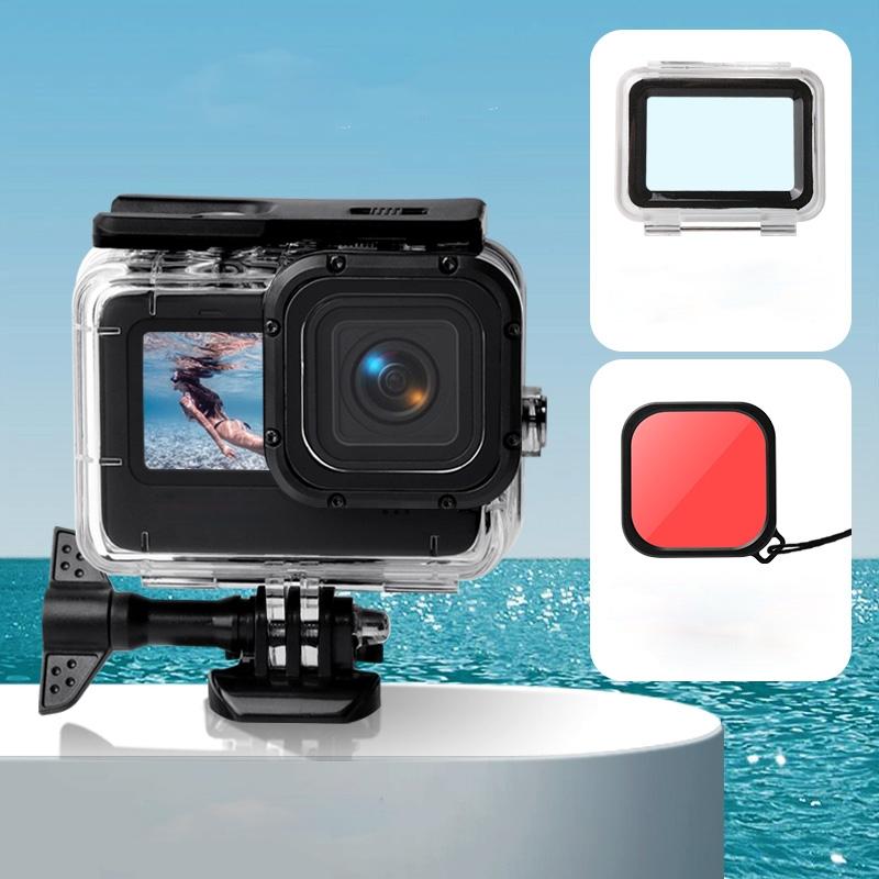 Waterproof Touch Case with Colour Lens Filter for Gopro Hero10 / Hero9 - Purple 11